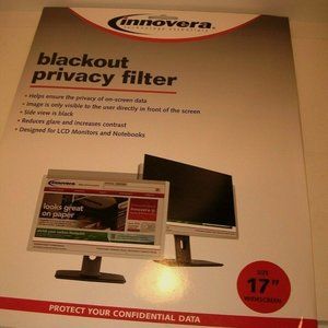 Innovera BLF170 Black-Out Privacy Filter for 17" Notebook / LCD